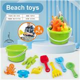 OBL10011036 - 沙滩绿桶配沙滩配件