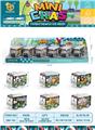 OBL10013010 - UV动物系列回力巴士车，6pcs/P罩