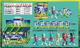 OBL10014579 - 2022世界杯4.5寸刺猬索尼克（西班牙队）足球公仔单只+3张卡片 锡袋装 24只锡袋展示盒 卡片和6款公仔随机
