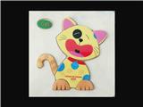 OBL10016086 - 立体卡通拼图-猫咪