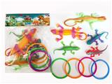 OBL10021693 - 套圈PVC蜥蜴套装(9PCS)