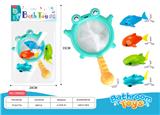 OBL10021799 - 浴室戏水青蛙捞鱼套装（5件套）