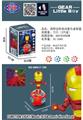 OBL10023585 - 透明齿轮电动复仇者联盟带灯光音乐