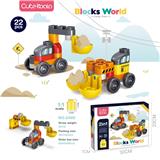 OBL10026755 - DIY工程车,吊车2合1(22PCS)