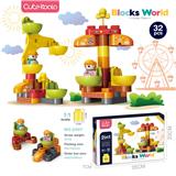 OBL10026757 - 旋转木马,摩天轮2合1(32PCS)