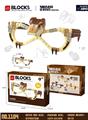 OBL10026789 - DIY小颗粒积木霸王龙眼镜（恐龙系列）54PCS