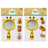 OBL10029224 - PVC袋3只浴室动物加长颈鹿网捞