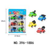 OBL10029505 - 4款4色回力工程车