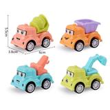 OBL10029561 - 4款4色回力工程车