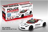 OBL10034425 - 电动3D万向警车（法拉利） 带灯光音乐 (红、白二色混装)