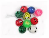OBL10034527 - 4.5CM网袋5粒混装弹跳球