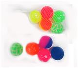 OBL10034528 - 4.5CM网袋5粒混装弹跳球