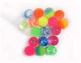 OBL10034567 - 2.7CM网袋12粒混装弹跳球
