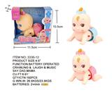 OBL10034762 - 4.5 INCH ELECTRIC SINGING CRAWLING DOLL