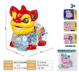 OBL10035748 - 牵绳电动万向齿轮舞狮带灯光音乐