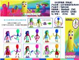 OBL10036319 - 3.5寸香肠人（变形）真头发真衣服 单只OPP袋装（6只一大包）