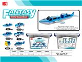 OBL10037104 - 磁力海陆空拼插5PCS