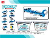 OBL10037105 - 磁力海陆空拼插7PCS