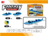 OBL10037109 - 磁力海陆空拼插2PCS