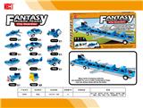 OBL10037126 - 磁力海陆空拼插10PCS