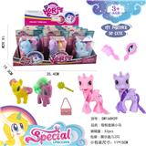 OBL10038774 - 2只马配梳镜