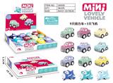 OBL10039620 - 英文回力车+飞机套装 12PCS