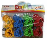 OBL10040747 - 回力摩托车四色混装12.5公分