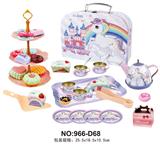 OBL10041973 - 过家家 卡通独角兽甜品塔茶具