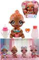 OBL10043498 - OMG.LOL1比1 16寸玻璃眼珠头全搪胶Glitter Babyz 惊喜星尘宝宝带4声音功能描述【娃娃带喝水尿尿】宝宝带一个吸水奶瓶。奶嘴，一个装水瓶