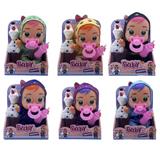 OBL10045410 - 搪胶雪宝、14寸搪胶冰雪哭泣娃娃带四声音乐cry Babies-Tutti Fritti带流眼泪功能，带吸水奶瓶，带奶嘴  6款毛绒布料版混装