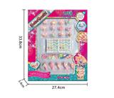 OBL10045877 - DIY时尚饰品套装（戒指+美甲贴+串珠+发夹）