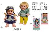 OBL10053109 - 12寸全身搪胶带头发娃娃           (肥童baby doll)       站姿 2款混装