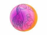 OBL10053426 - 9寸长颈鹿彩虹球