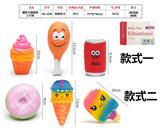 OBL10057183 - 搪胶卡通食物三只装