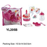 OBL10057320 - 带音乐可吹灭IC蛋糕，奶瓶，奶嘴，餐盘，勺子，尿裤
