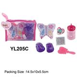 OBL10057321 - 蝴蝶化妆盒，钻石贴，鞋子，梳子，奶瓶，奶嘴