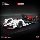 OBL10060139 - 1:12赛车系列-F1（白黑红静态版）