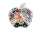 OBL10060865 - 爱心+俄文+剪刀线包扣开口圈龙虾扣（10格）