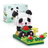 OBL10061214 - 微颗粒积木-西瓜熊猫
手机支架(335PCS)