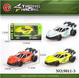 OBL10064318 - (GCC)小号回力骨架跑车警车