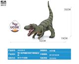 OBL10066553 - 带IC发声搪胶充棉下蹲绿霸王龙