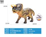 OBL10066592 - 带IC发声搪胶充棉三角龙