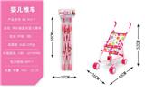 OBL10068356 - 卡头袋圆点婴儿推车(铁)