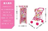 OBL10068361 - 卡头袋圆点婴儿推车(铁)