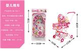 OBL10068367 - 卡头袋圆点婴儿推车(铁)
