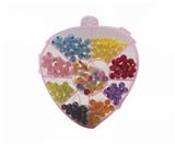 OBL10070519 - 儿童DIY粉红盒珠中珠串珠-草莓