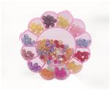 OBL10070521 - 儿童DIY粉红盒珠中珠串珠-梅花