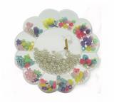 OBL10070547 - 儿童DIY透明盒糖果珠+珍珠-梅花