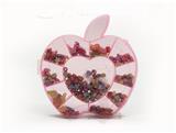 OBL10070554 - 儿童DIY粉色盒磨砂珠-苹果