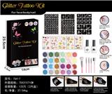 OBL10070696 - 彩色舞台闪粉化妆纹身套装